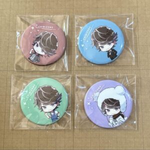 Chibizono Can Badge F/S-M501 from japan Rare  Good condition