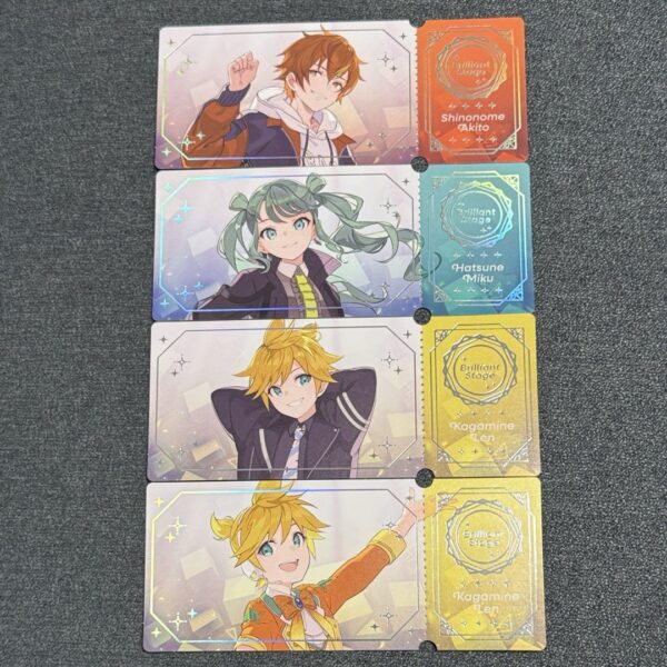 Project Seka Ticketcard Shinonome Akito Hatsune Miku Kagamine Ren F/S-M501 from