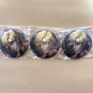 Personality 5Th Grave Keeper Can Badge F/S-M501 from japan Rare  Good condition