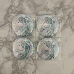 Magical Mirai 2024 Can Badge Naryu Miku F/S-M501 from japan Rare  Good condition
