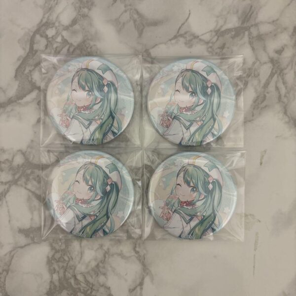 Magical Mirai 2024 Can Badge Naryu Miku F/S-M501 from japan Rare  Good condition