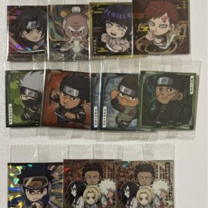 Naruto Niforme-Shon Wafer Sticker Set F/S-M501 from japan Rare  Good condition
