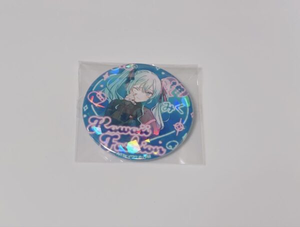 Vocaloid Hatsune Miku Hologram Can Badge F/S-M501 from japan Rare  Good conditio