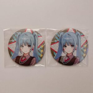 Hatsune Miku Can Badge Glitter Gritter Collaboration Cafe The Guest Ikebukuro F/