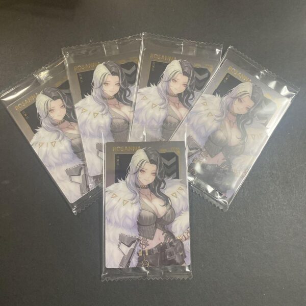 Goddess Of Victory Nikke Wafer 3 Rosanna 5 Pieces F/S-M501 from japan Rare  Good