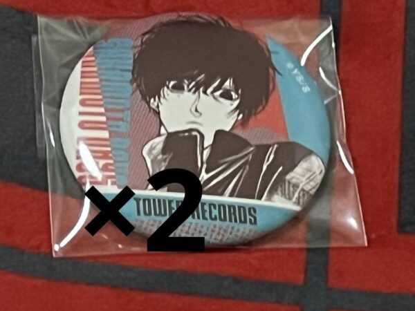 Sakamoto Days Sewa Natsuo Tower Records Can Badge Set F/S-M501 from japan Rare