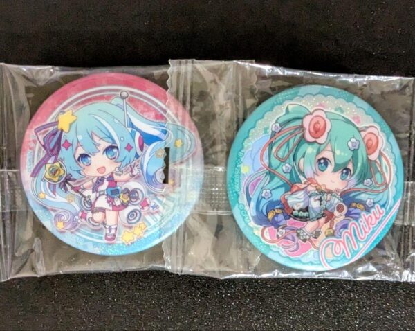 Magical Mirai Hatsune Miku Gacha Can Badge 2021 2022 F/S-M501 from japan Rare  G