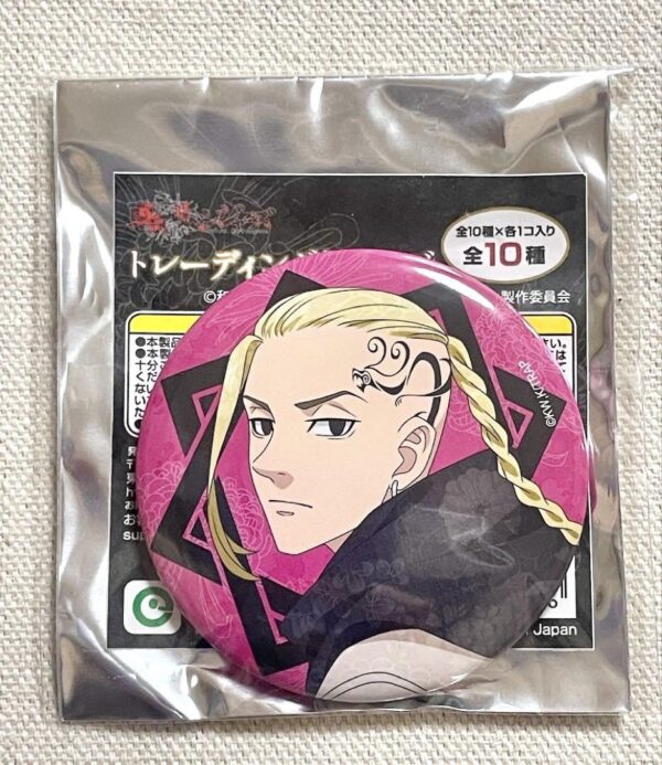 Tokyo Revengers Hyakuhana Ryoran Fair Can Badge Ryuguji Ken Doraken F/S-M501 fro