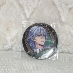 Silver Twisted Wonderland Can Badge F/S-M503 from japan Rare  Good condition