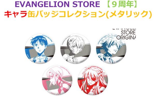 Evastore 9Th Anniversary Character Badge Collection Metallic Type F/S-M501 from