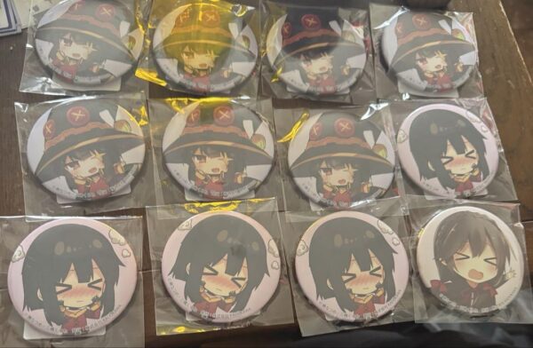Lottery Dokonosuba Blessings On This Wonderful World Megumin Can Badge 12 Pieces
