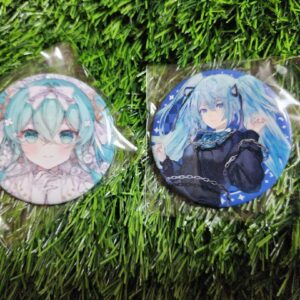 Hatsune Miku Can Badge White Snow Princess Is The Girl In Chains F/S-M501 from j
