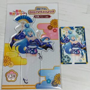 Blessings On This Wonderful World 3 Donki Big Acrylic Stand Aqua With Bonus F/S-