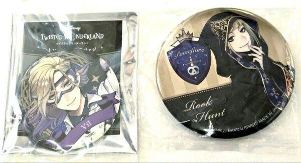 Twisted Wonderland Luke Vil Can Badge Trading Pomfiore F/S-M503 from japan Rare