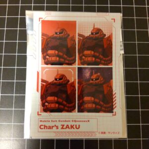 Mobile Suit Gundam Zeek Ax Mini Illustration Card Char Zaku F/S-M503 from japan