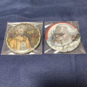 Personality 5 Edits Cafe Can Badge Coffinist F/S-M501 from japan Rare  Good cond