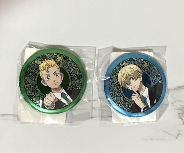 Tokyo Revengers Matsuno Chifuyu Hanagaki Takedo Scratch Can Badge F/S-M501 from