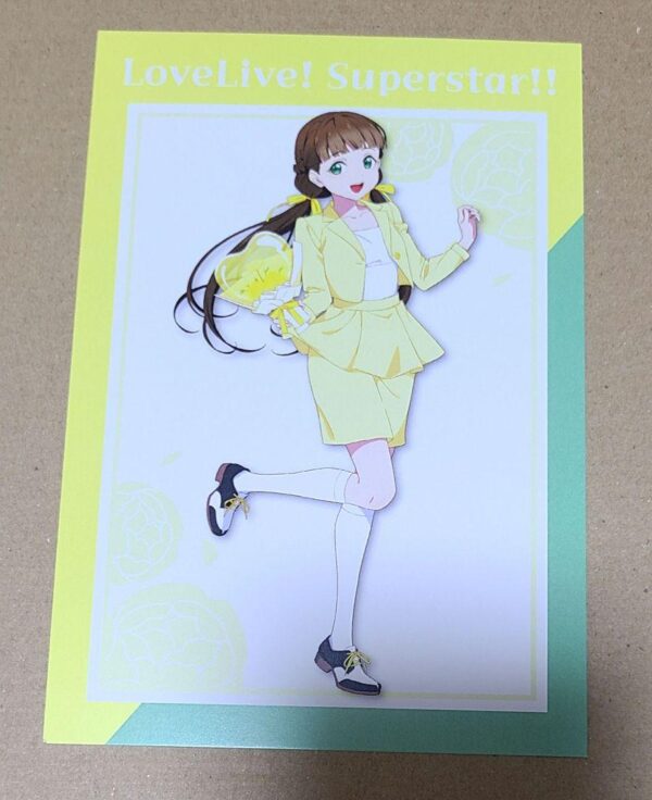Love Live Superstar Sakurakoji Kinako Limited Novelty Postcard F/S-M501 from jap