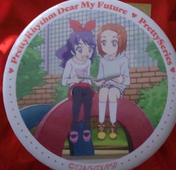 Pretty Rhythm Mia Full Can Badge Hain Kamiha Dearmai F/S-M501 from japan Rare  G
