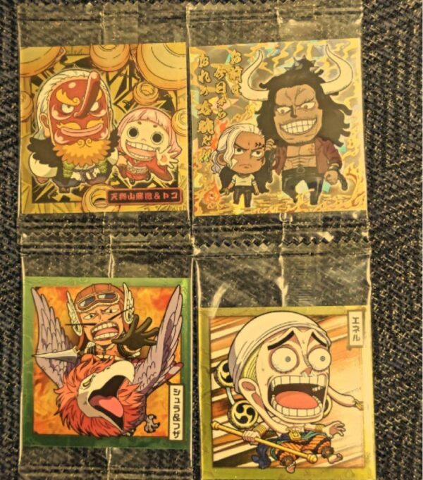 One-Piece Wafer Seal Set Of 4 F/S-M501 from japan Rare  Good condition