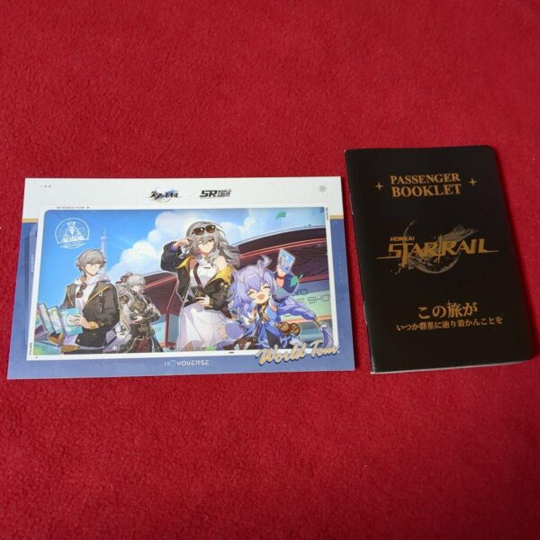 Collapsing Star Rail Passport Stamp Rally Seat Tgs Limited F/S-M501 from japan R