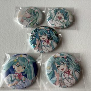 Hatsune Miku Magical Mirai 2024 Can Badge 5 Types Set F/S-M501 from japan Rare