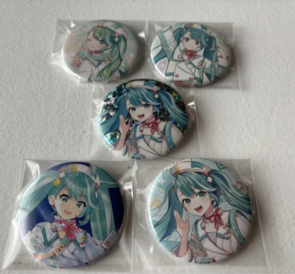 Hatsune Miku Magical Mirai 2024 Can Badge 5 Types Set F/S-M501 from japan Rare