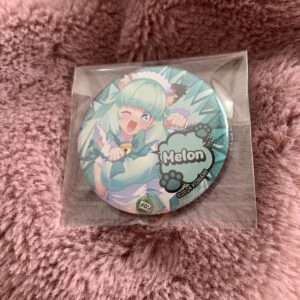 Melon Can Badge Bomber Girl Pop Up Shop F/S-M501 from japan Rare  Good condition