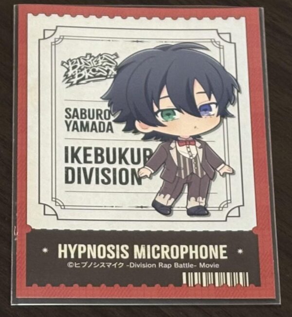 Hypnosis Microphone Yamada Saburo Sticker Lawson F/S-M501 from japan Rare  Good