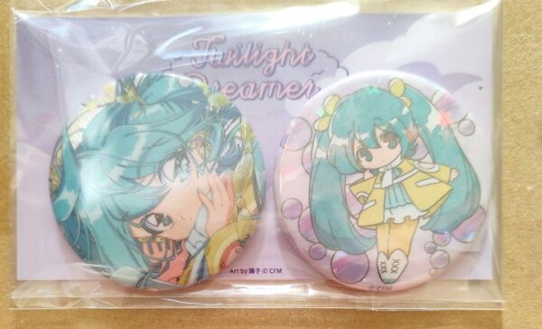 Hatsune Miku Can Badge Set Magical Mirai F/S-M501 from japan Rare  Good conditio