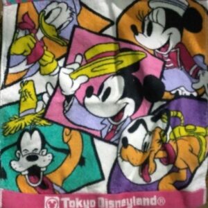 Tokyo Disneyland Handkerchief Towel F/S-M503 from japan Rare  Good condition