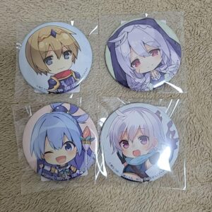 Lottery Dokonosuba Blessings On This Wonderful World Can Badge F/S-M503 from jap