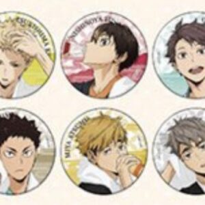 Haikyu Trading Can Bath Ver. 6-Type Set F/S-M501 from japan Rare  Good condition