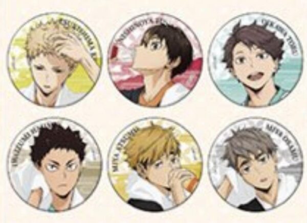 Haikyu Trading Can Bath Ver. 6-Type Set F/S-M501 from japan Rare  Good condition