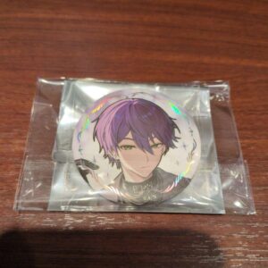 Nijisanji Art Of Kenmochi Can Badge F/S-M501 from japan Rare  Good condition