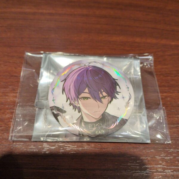 Nijisanji Art Of Kenmochi Can Badge F/S-M501 from japan Rare  Good condition
