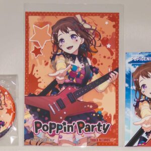 Toyama Kasumi Can Badge Bromide Card Popigenic Bang Dream F/S-M501 from japan Ra