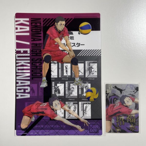 Haikyu Clear Visual Card Wafer F/S-M501 from japan Rare  Good condition