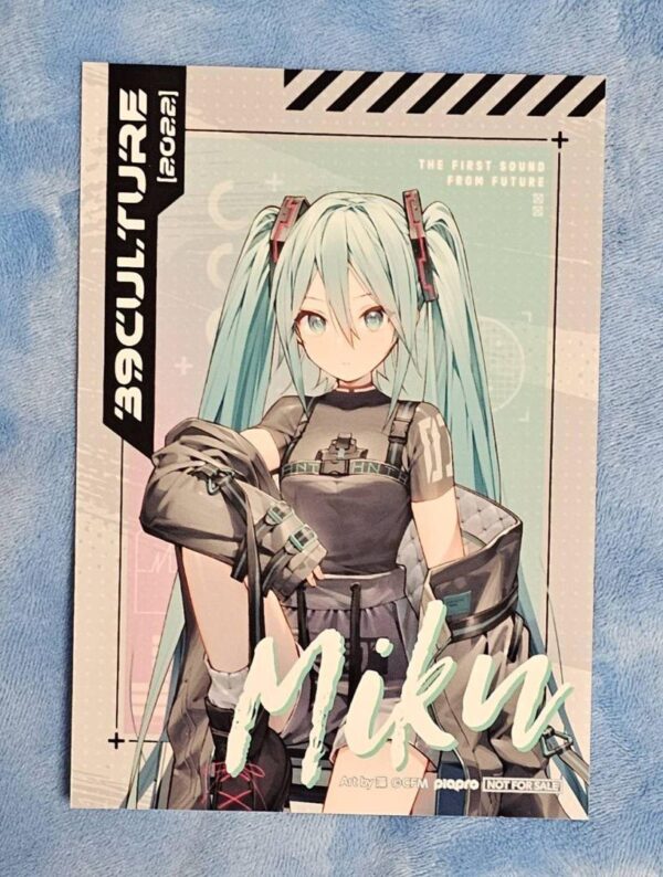 Hatsune Miku Bromide Bonus 39 Culture F/S-M501 from japan Rare  Good condition