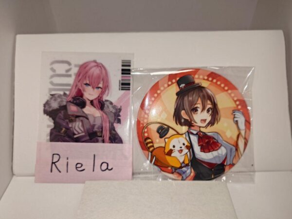 Hatsune Miku Rascal 2019 Can Badge Meiko F/S-M501 from japan Rare  Good conditio