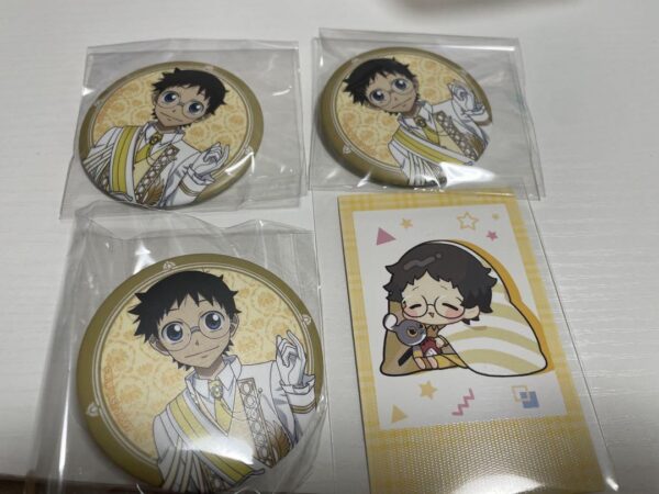 Onoda Sakamichi Yubikiri Can Badge Polasho Set F/S-M501 from japan Rare  Good co
