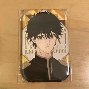 Prince Of Tennis: Marukaku Can Badge Kirihara Akaya F/S-M501 from japan Rare  Go