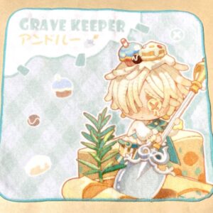Personality 5Th Gravekeeper Cheese Handkerchief Sweets F/S-M501 from japan Rare