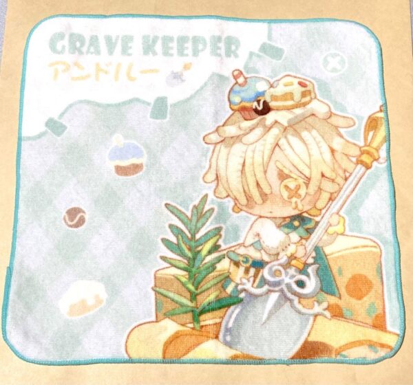 Personality 5Th Gravekeeper Cheese Handkerchief Sweets F/S-M501 from japan Rare