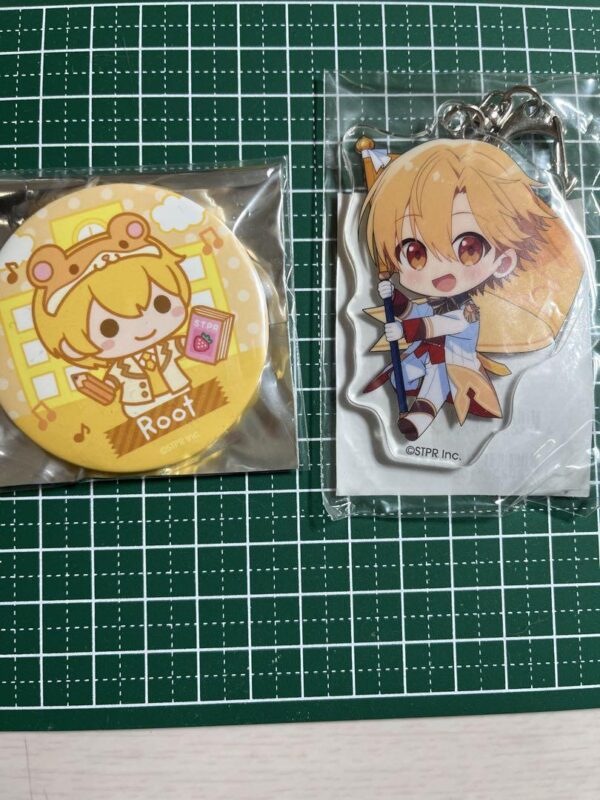 Stupuri Akuki Can Badge Lottery Here We Go Ver.2 F/S-M501 from japan Rare  Good