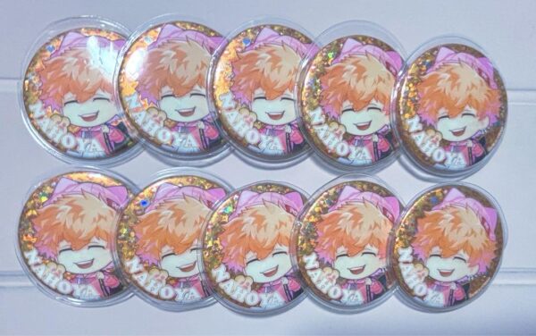 Tokyo Revengers Kawada Nahoya Hologram Can Badge F/S-M501 from japan Rare  Good