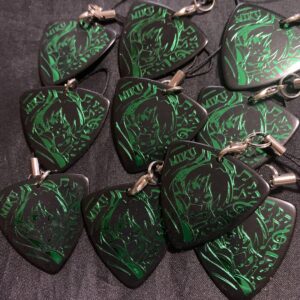 Project Seka Guitar Pick Strap Vocaloid Hatsune Miku Black Set Of 10 F/S-M501 fr