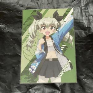 Girls Panzer Event Limited Postcard Anchovi F/S-M501 from japan Rare  Good condi