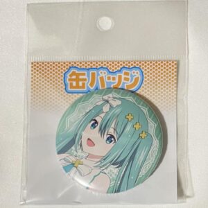 Project Seka Tower Records Cafe Can Badge Window Miku F/S-M501 from japan Rare