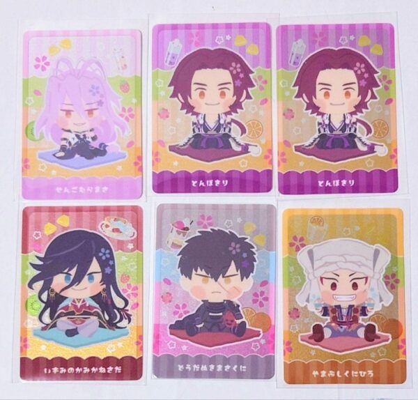 Wanpaku Touken Ranbu Wafer Card Muramasa Dragonfly Izuminomori Dotanuki Yamabush